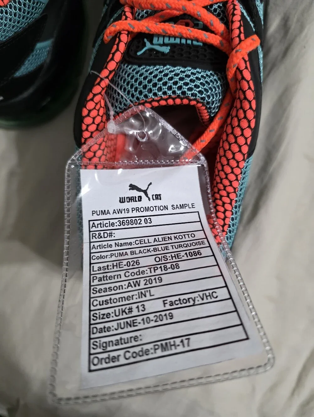 Puma Cell Alien Kotto Sneakers 369802 03 Size 14